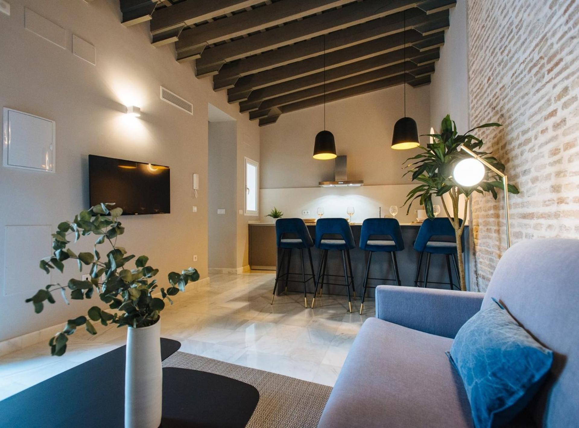 Rocio Suites Apartments Севиля Стая снимка